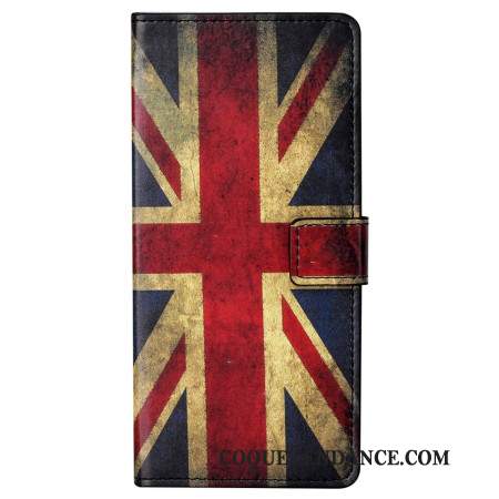 Housse Xiaomi Redmi Note 13 Pro 5G / Poco X6 5G Drapeau Anglais Vintage