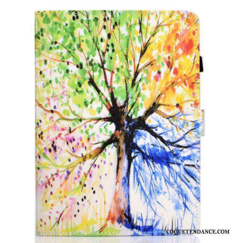 Housse iPad Air (2022) (2020) / Pro 11" Arbre Aquarelle