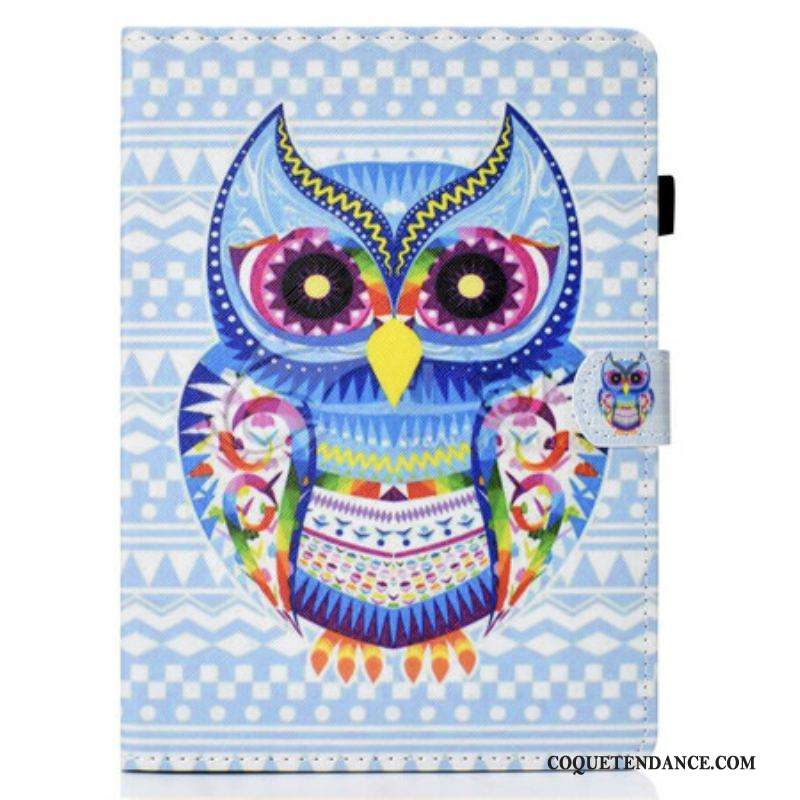 Housse iPad Air (2022) (2020) / Pro 11" Hibou Art