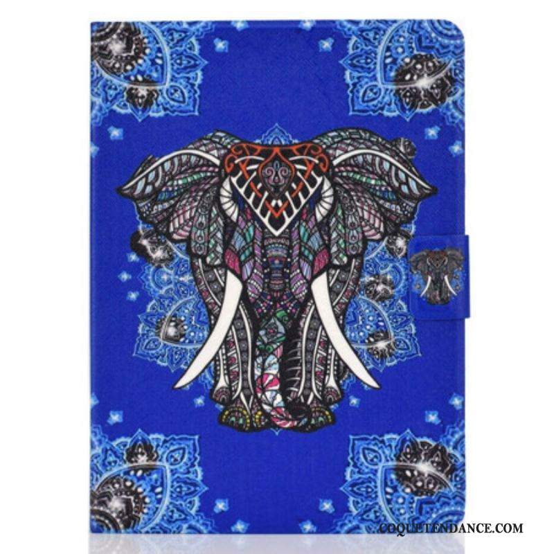 Housse iPad Air (2022) (2020) / Pro 11" Éléphant Mandala