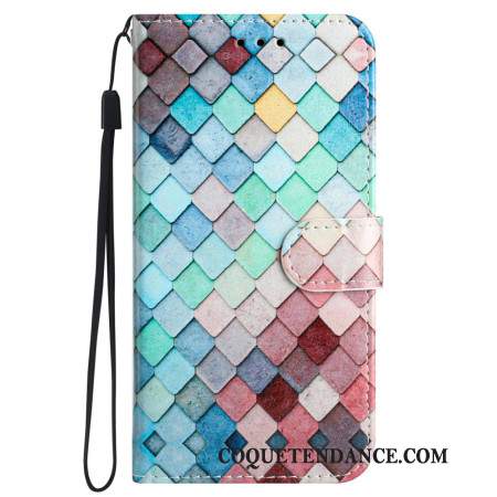 Housse iPhone 16 Grilles à Lanière