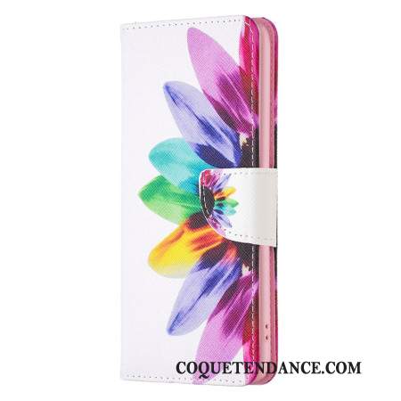 Housse iPhone 16 Plus Fleur Aquarelle