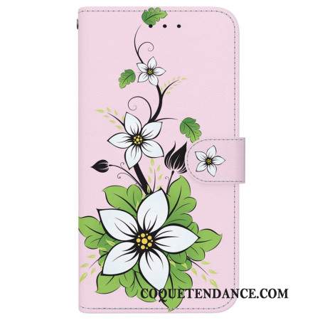 Housse iPhone 16 Plus Lily à Lanière