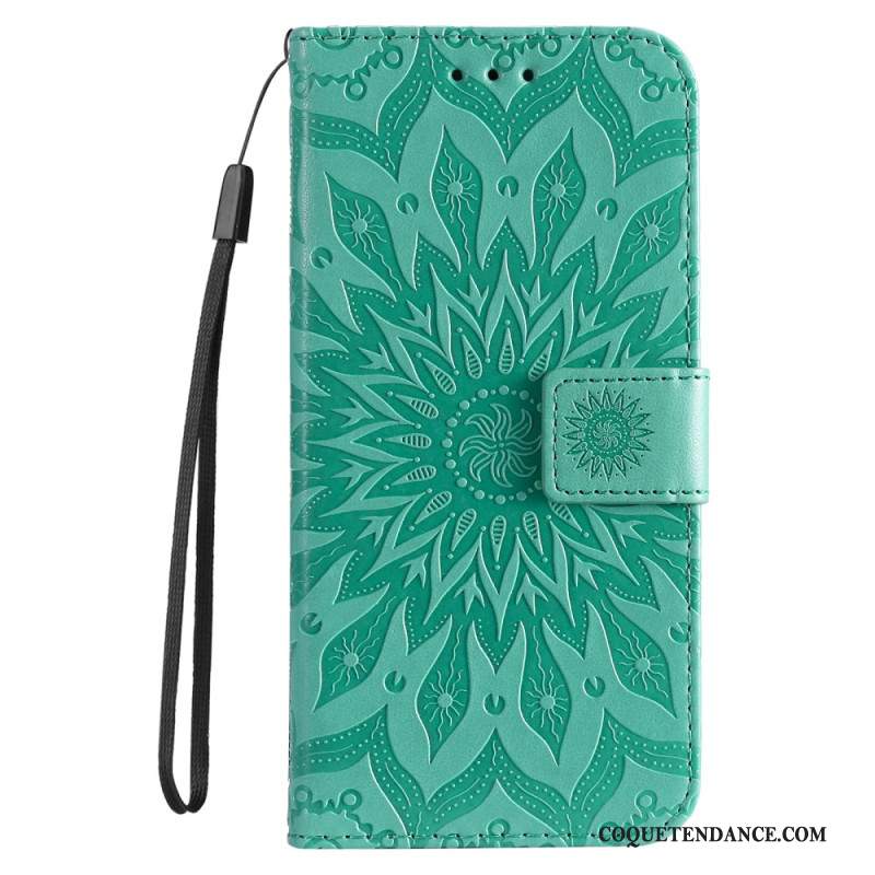 Housse iPhone 16 Plus Motif Mandala avec Lanière