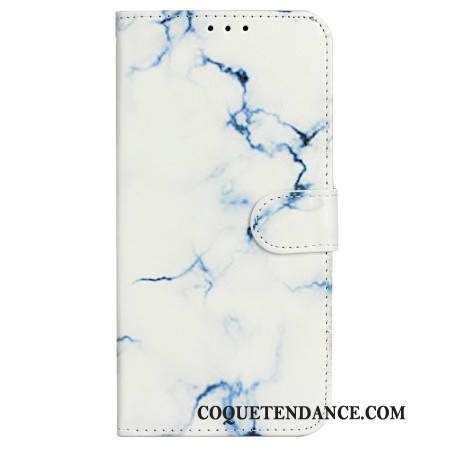 Housse iPhone 16 Plus Motif Marbre Blanc