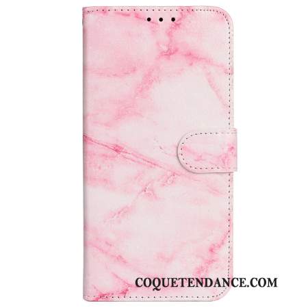 Housse iPhone 16 Plus Motif Marbre Rose