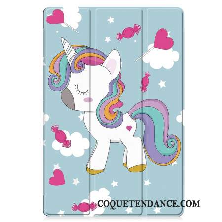 Smart Case Samsung Galaxy Tab S9 FE Plus Porte-Stylet Licorne