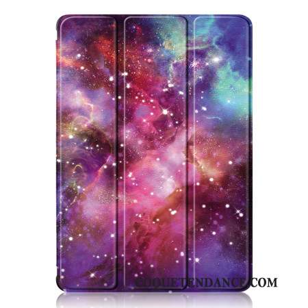 Smart Case Samsung Galaxy Tab S9 Porte-Stylet Dos Transparent Galaxie