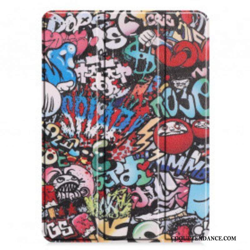 Smart Case iPad Pro 11" (2022) (2021) Porte-Stylet Graffitis