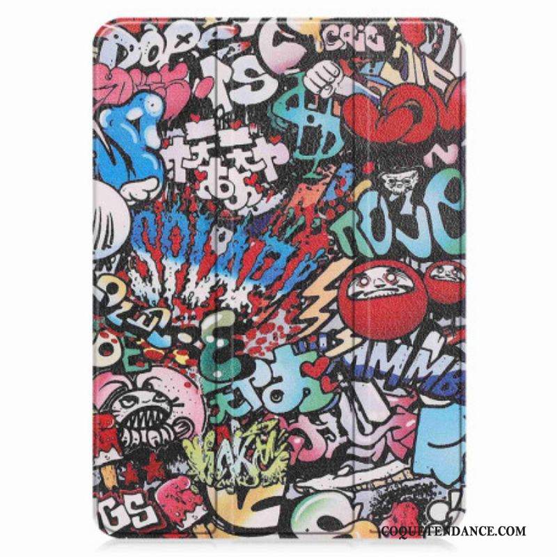 Smart Case iPhone 10.9'' (2022) Renforcée Graffitis